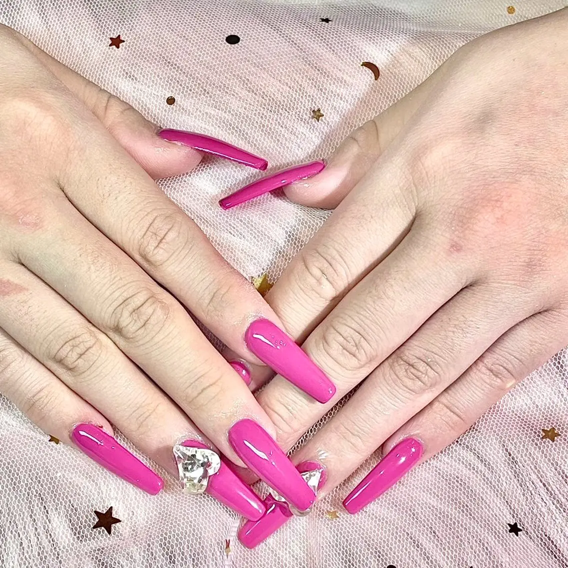 ネイル ワンカラーネイル Jr.ネイリスト🤍 【Alissa】新栄のネイルデザイン