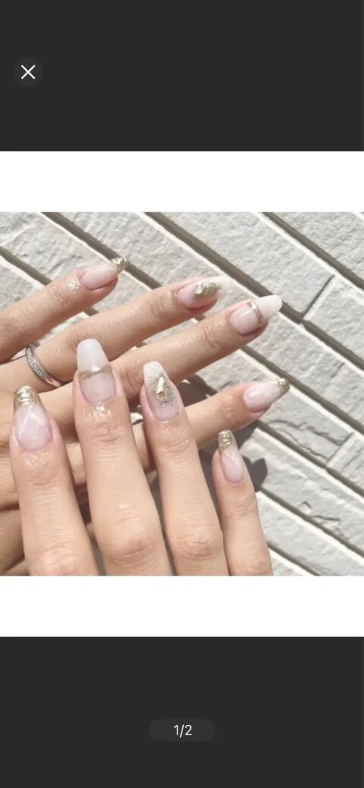 ロング ハンドネイル Rimi.+ マリノのネイルデザイン