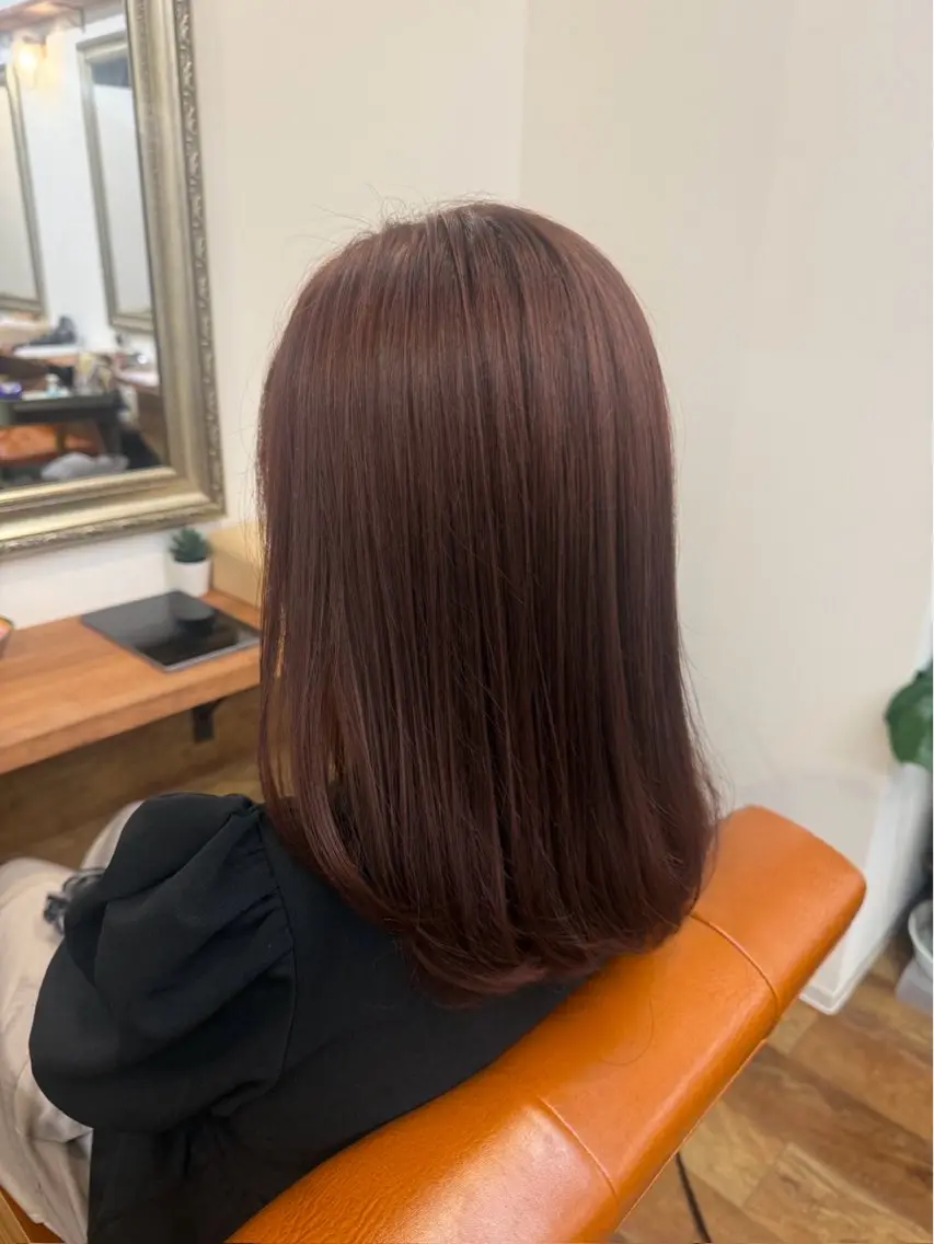 ミディアム カラー ヘアカラー 透明感カラー meiのヘアスタイル