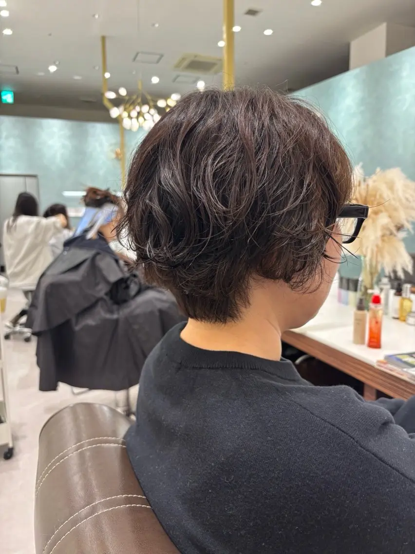 パーマ 《ショートモデル》 服部未夢のヘアスタイル