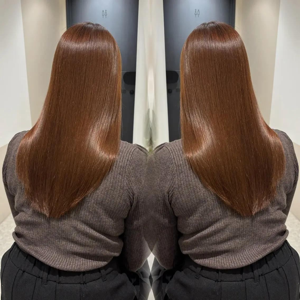 ロング 髙落 香帆のヘアスタイル
