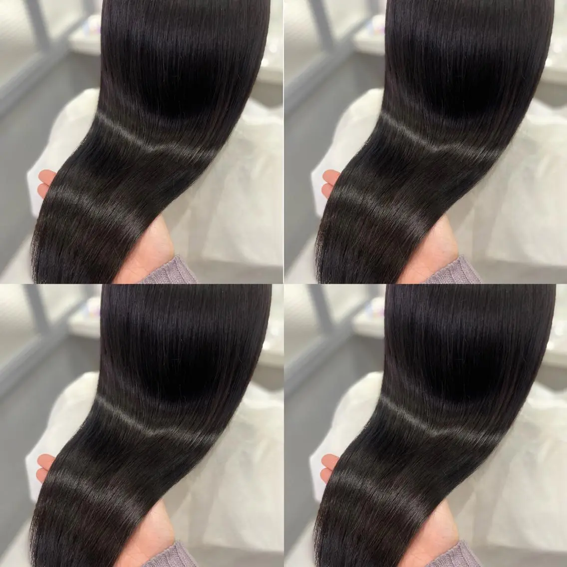 ロング カラー カット ヘアカラー 髪質改善×矯正🫧 韓国ヘアasamiのヘアスタイル