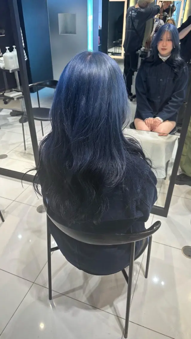 ロング カラー 北山 夢菜のヘアスタイル