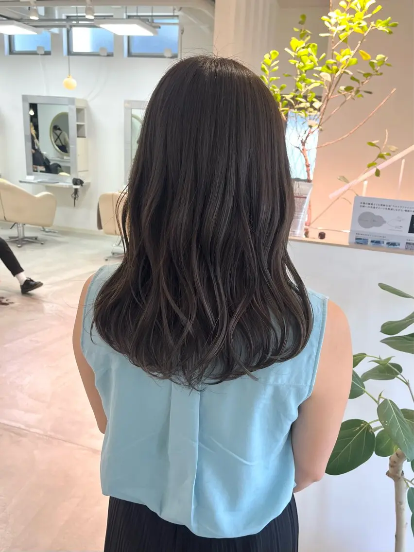 セミロング 齋藤 華音のヘアスタイル