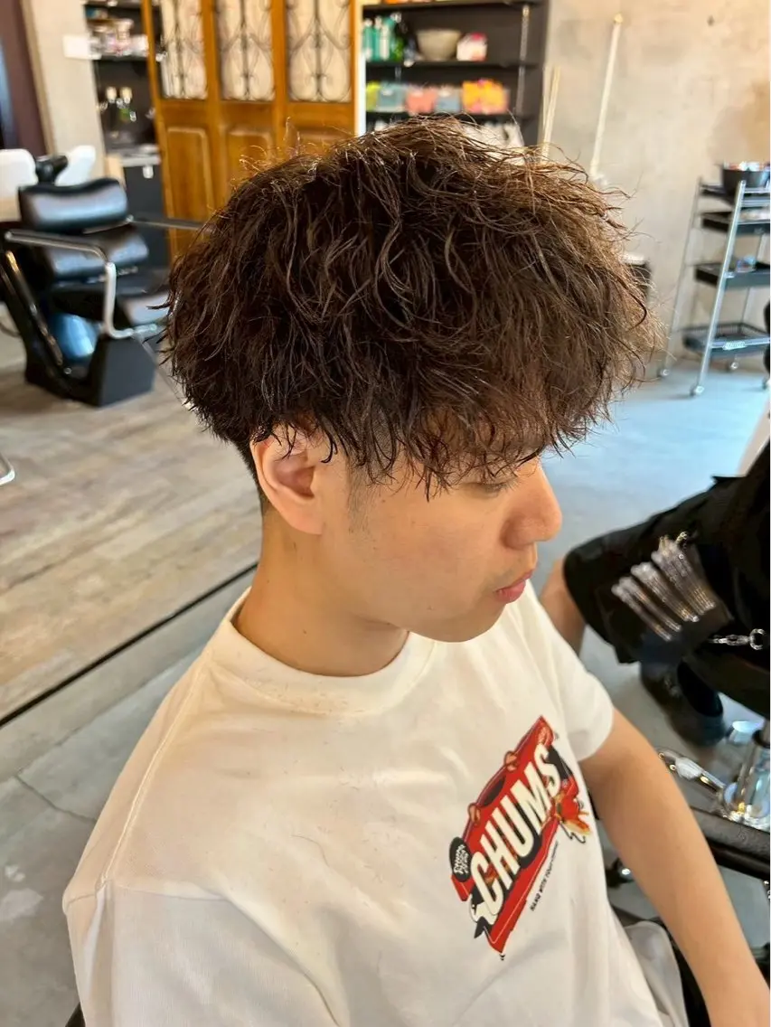 ショート メンズ特化／マッシュ ／ツイスパ　たいせいのヘアスタイル