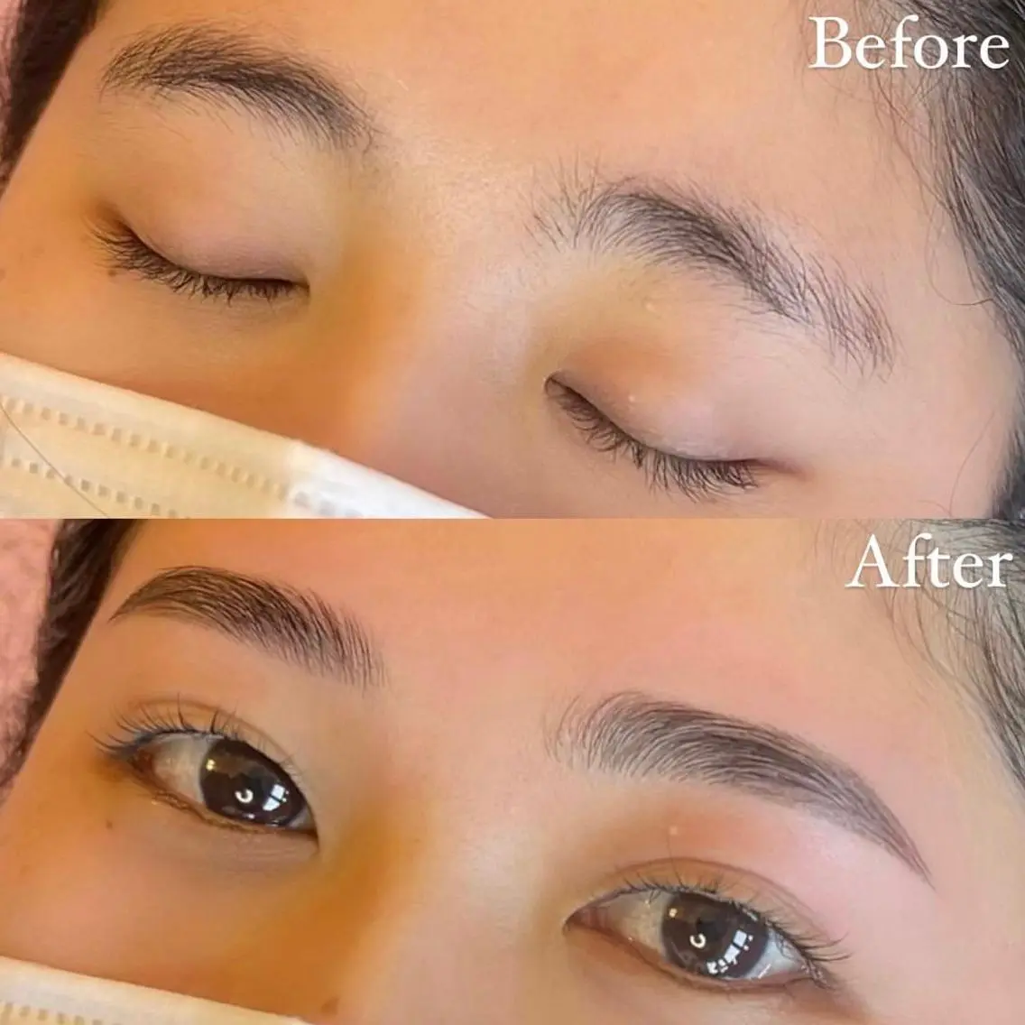 アイブロウ ネイル・まつ毛・眉毛 同時施術可能💅🏻のネイルデザイン