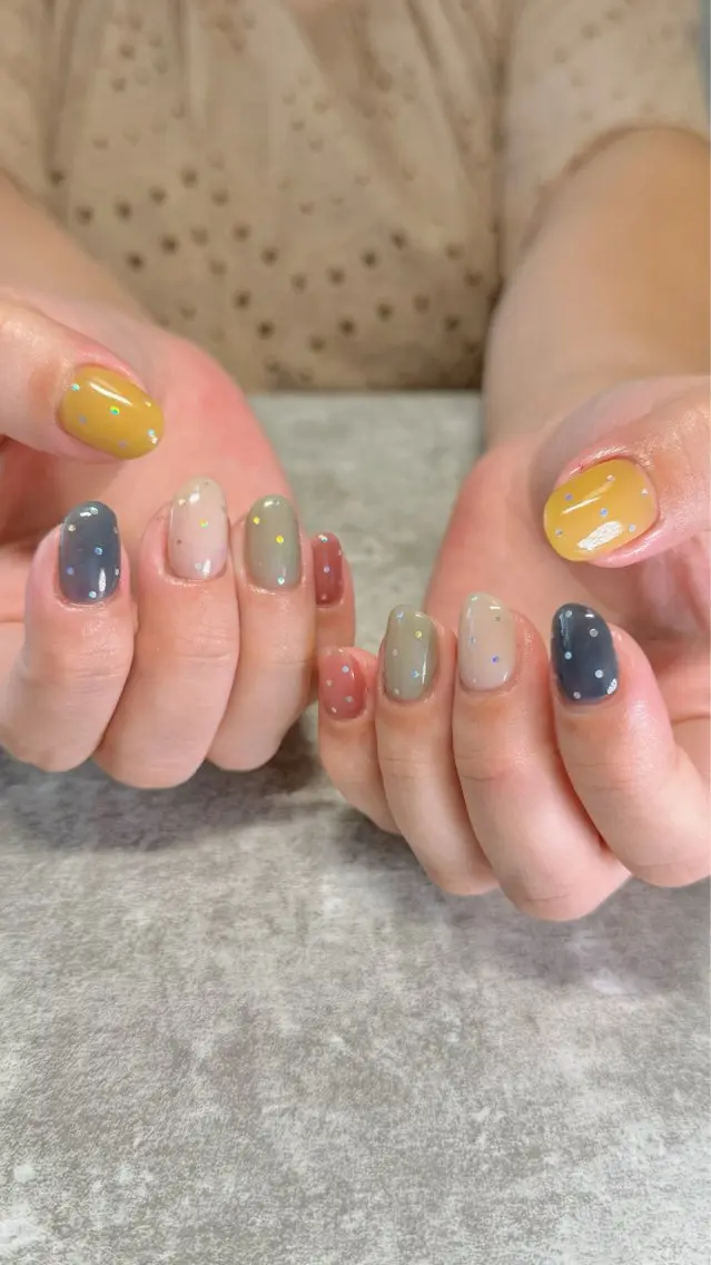 ネイル ハンドネイル ハンドケア shino🌟 痛ネイルのネイルデザイン