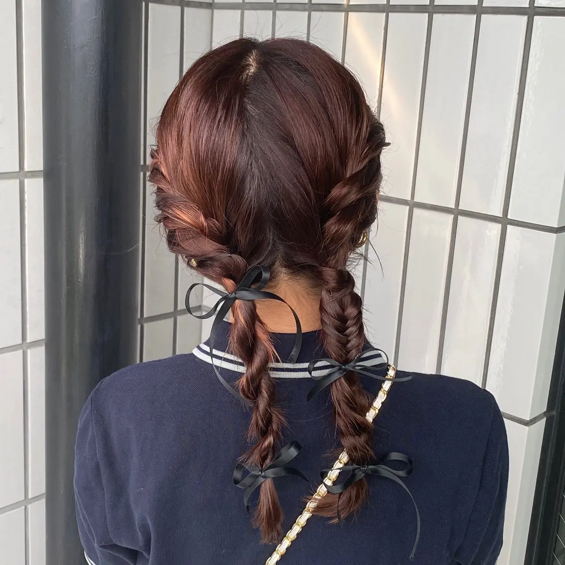 カラー ヘアアレンジ 💫miyu💫デザ インカラー/アレンジのヘアスタイル