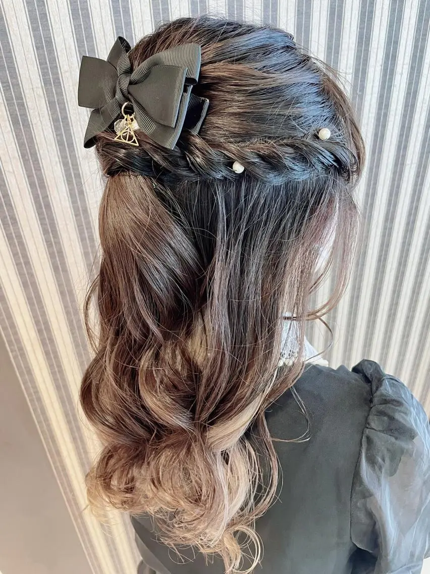 【パーツの持ち込みOK🙆🏻‍♀️】ダウンスタイルヘアアレンジの写真