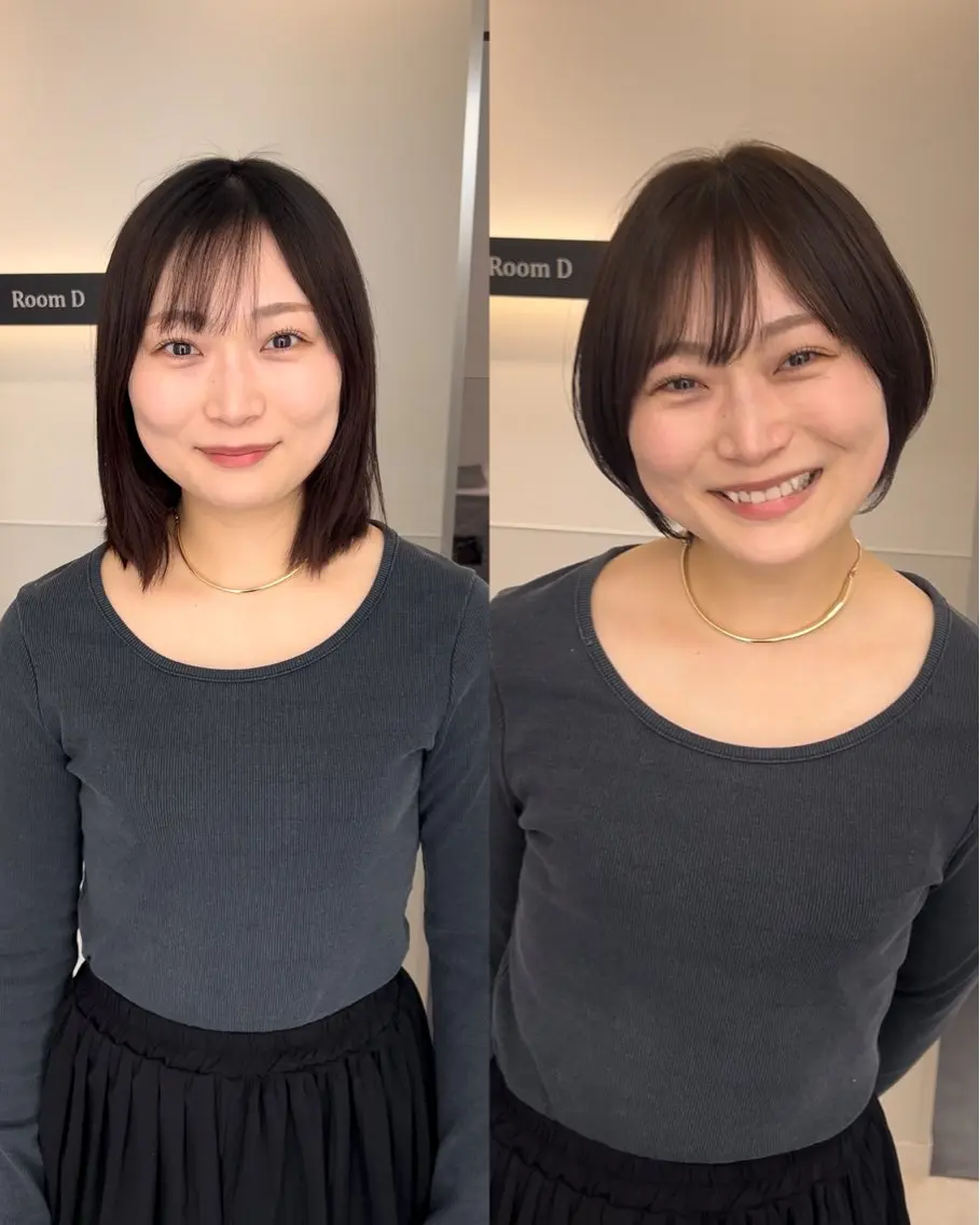 ショート ボブ ショートヘア 峠 祐樹のヘアスタイル