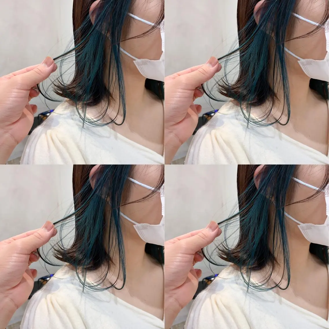 カラー ブルーカラー デザインカラー トリートメント /カラー/NAOKIのヘアスタイル