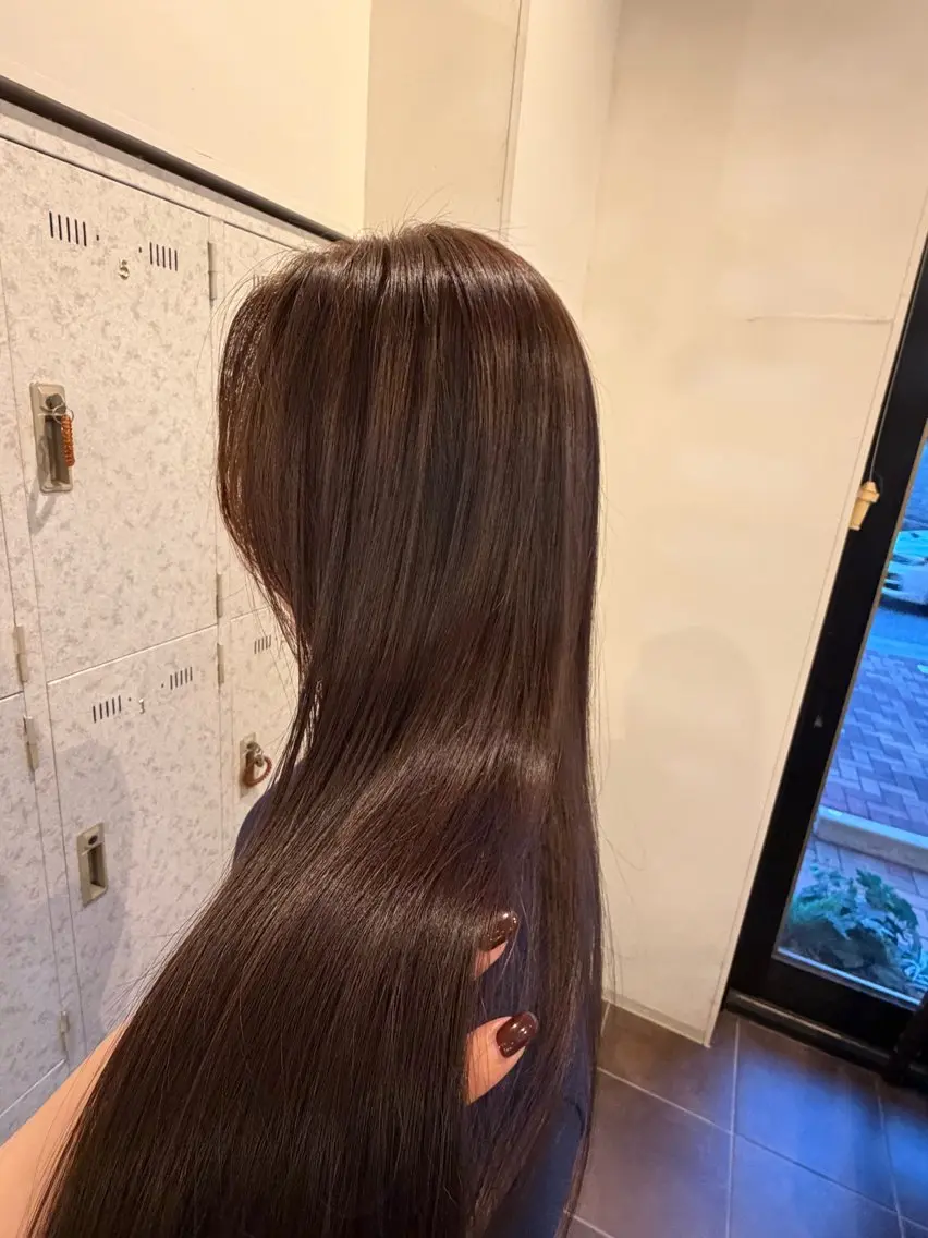 ロング カラー カット ヘアカラー トリートメント 座古 大輝のヘアスタイル