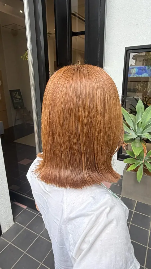カラー 黒髪 ヘアカラー hiromi 𖠶𖠶♪のヘアスタイル