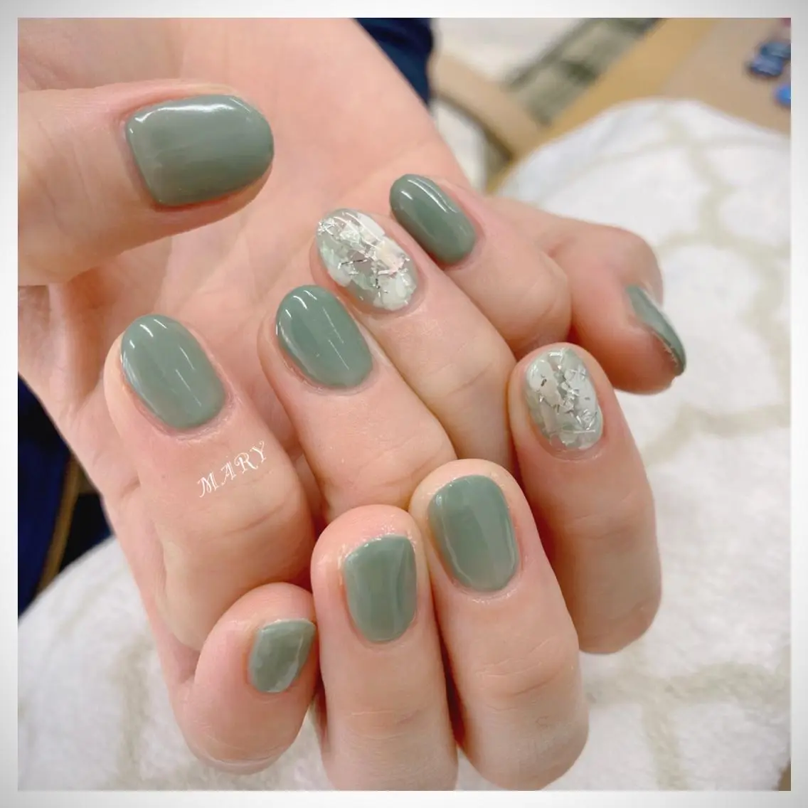 ネイル アートネイル キラキラネイル Mary nail .narumiのネイルデザイン