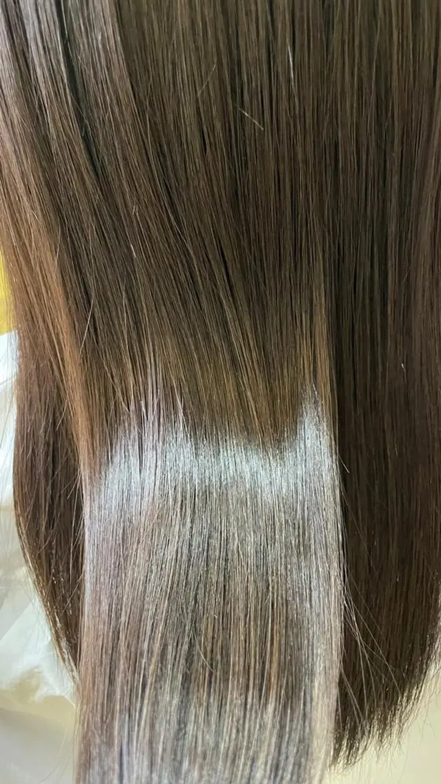 ［平日限定30％ＯＦＦ］カット+髪質改善水素カラー+シナジートリートメントの写真