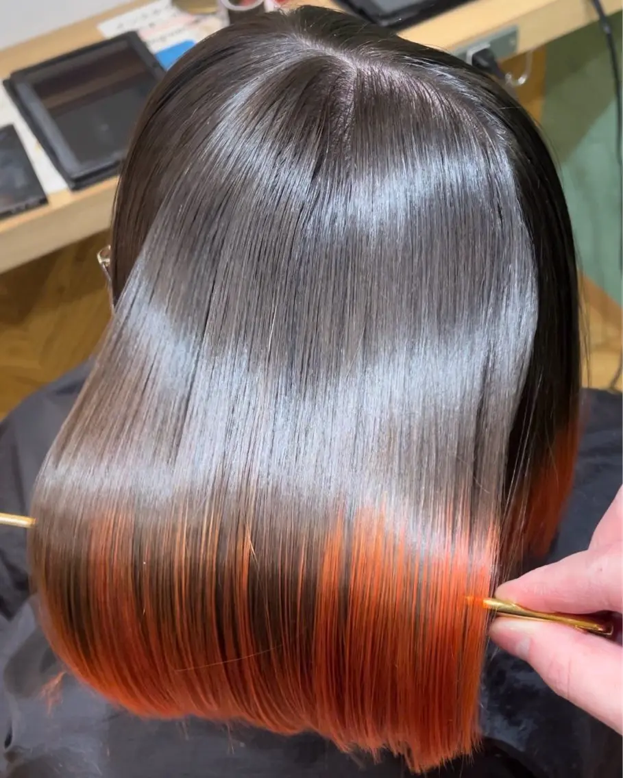 カラー ヘアカラー トリートメント 上板橋駅徒歩2分🌟 カラーモデル募集中のヘアスタイル