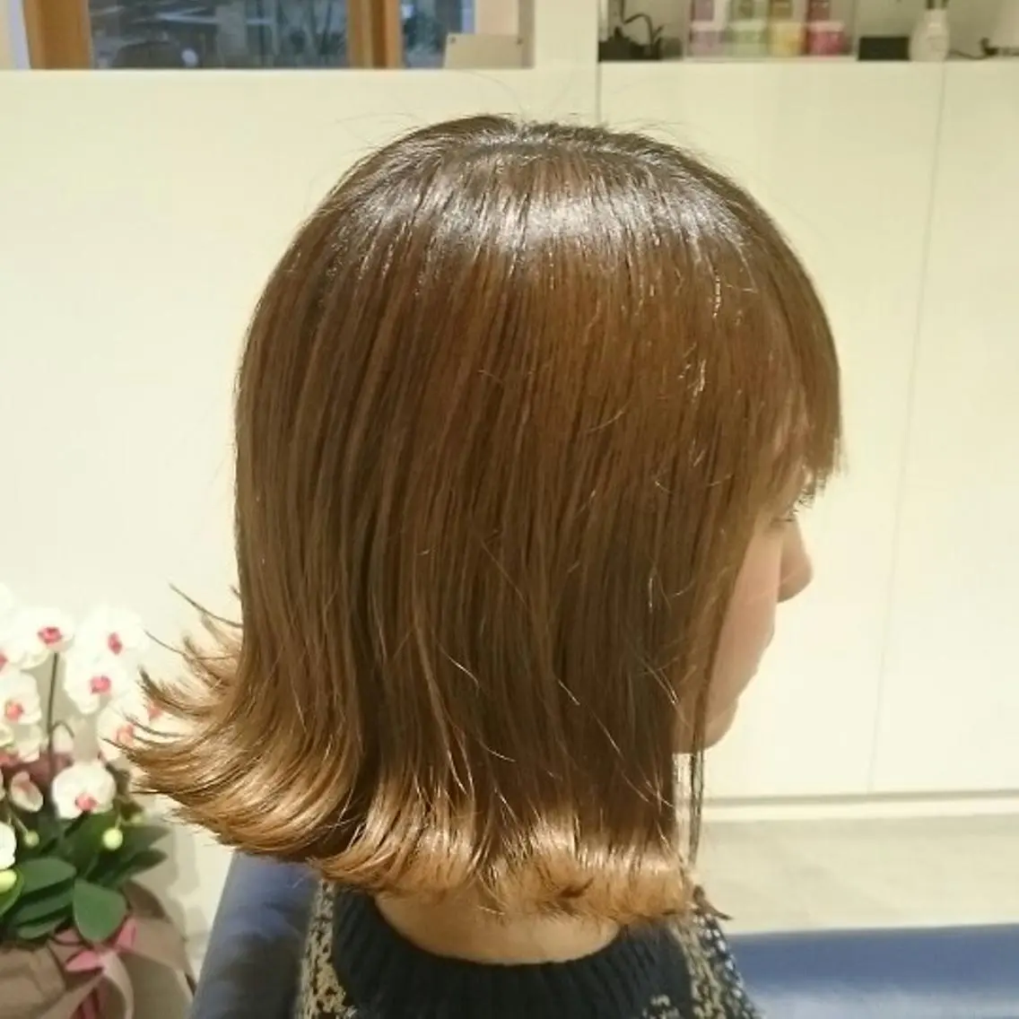 ミディアム ボブ 外ハネヘア 門野 なつきのヘアスタイル