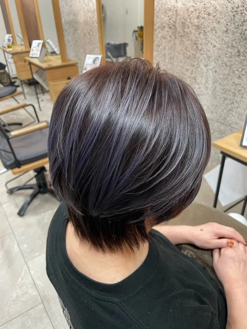 ショート カット ヘアカラー 浅川恵太/縮毛矯正 /ブリーチ縮毛矯正のヘアスタイル