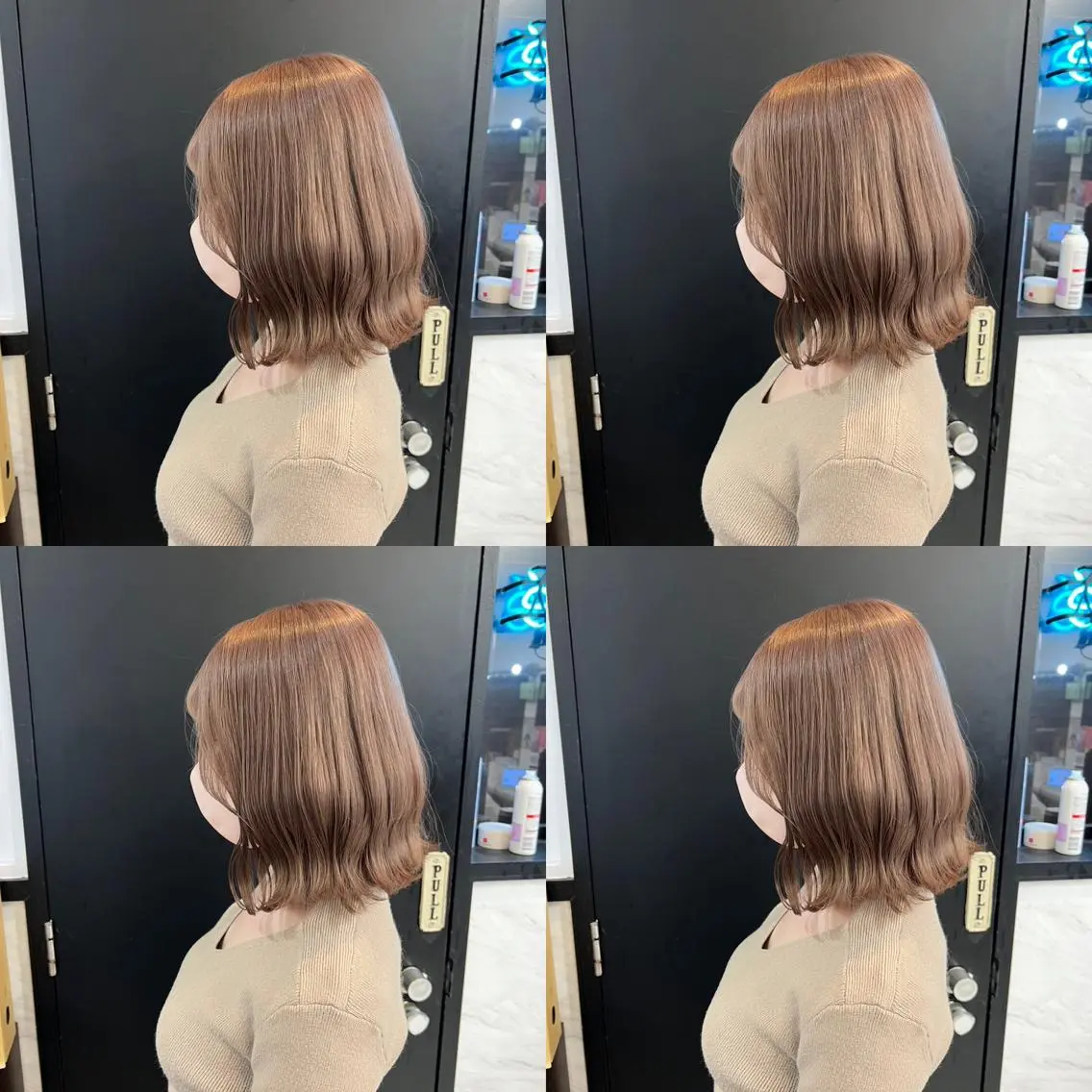 ショート カラー グレージュ カット ヘアカラー トリートメント ✨レイヤー/髪質改善 /縮毛矯正✨ナカムラのヘアスタイル
