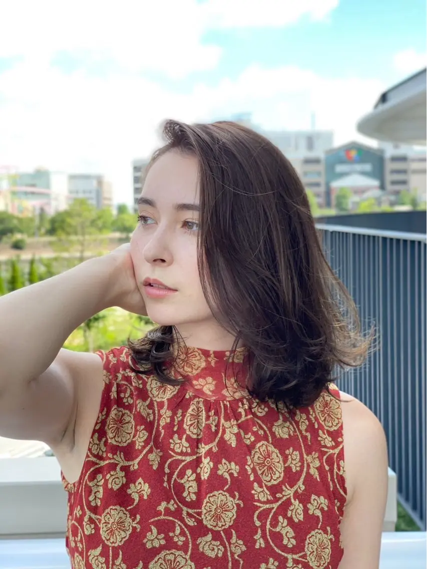 カラー ヘアカラー トリートメント ❄️透明感×艶カラー ❄️Saeのヘアスタイル