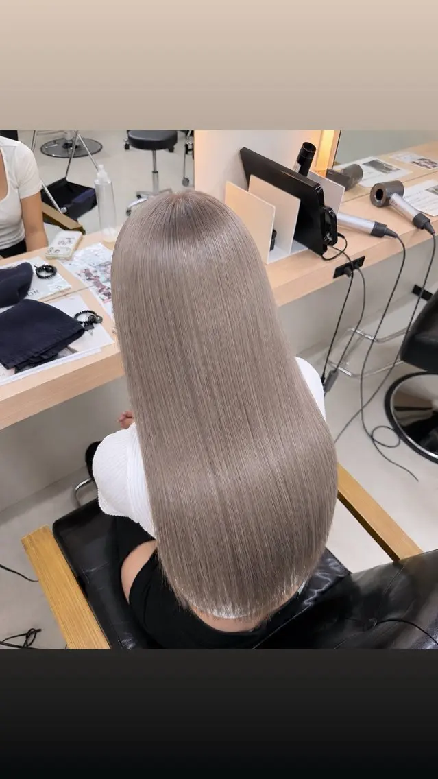 ロング 【ALEAP】 𝐇𝐀𝐊𝐔のヘアスタイル