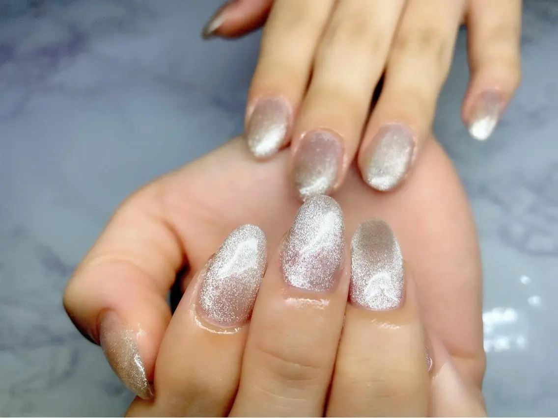 ネイル マグネットネイル ワンカラーネイル スカルプネイル Era nailのネイルデザイン
