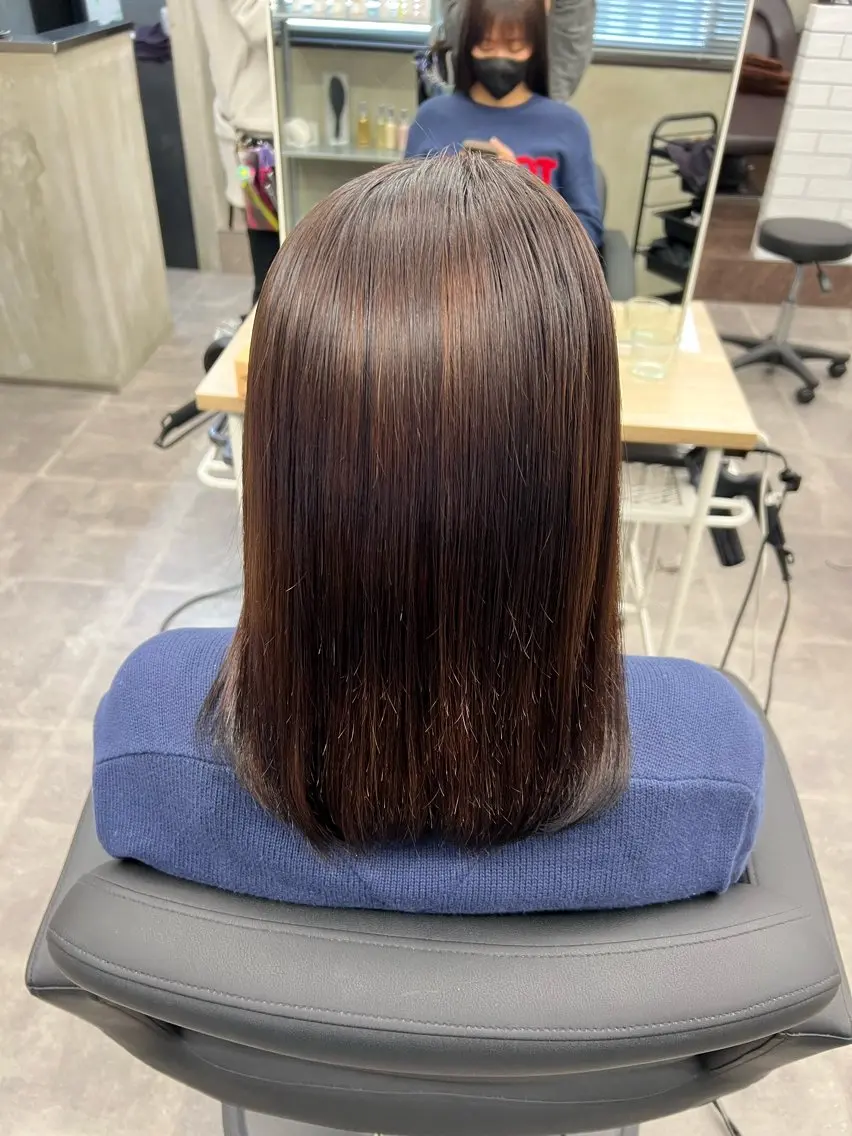 ミディアム 縮毛矯正 🐶 NARUMI🐶のヘアスタイル