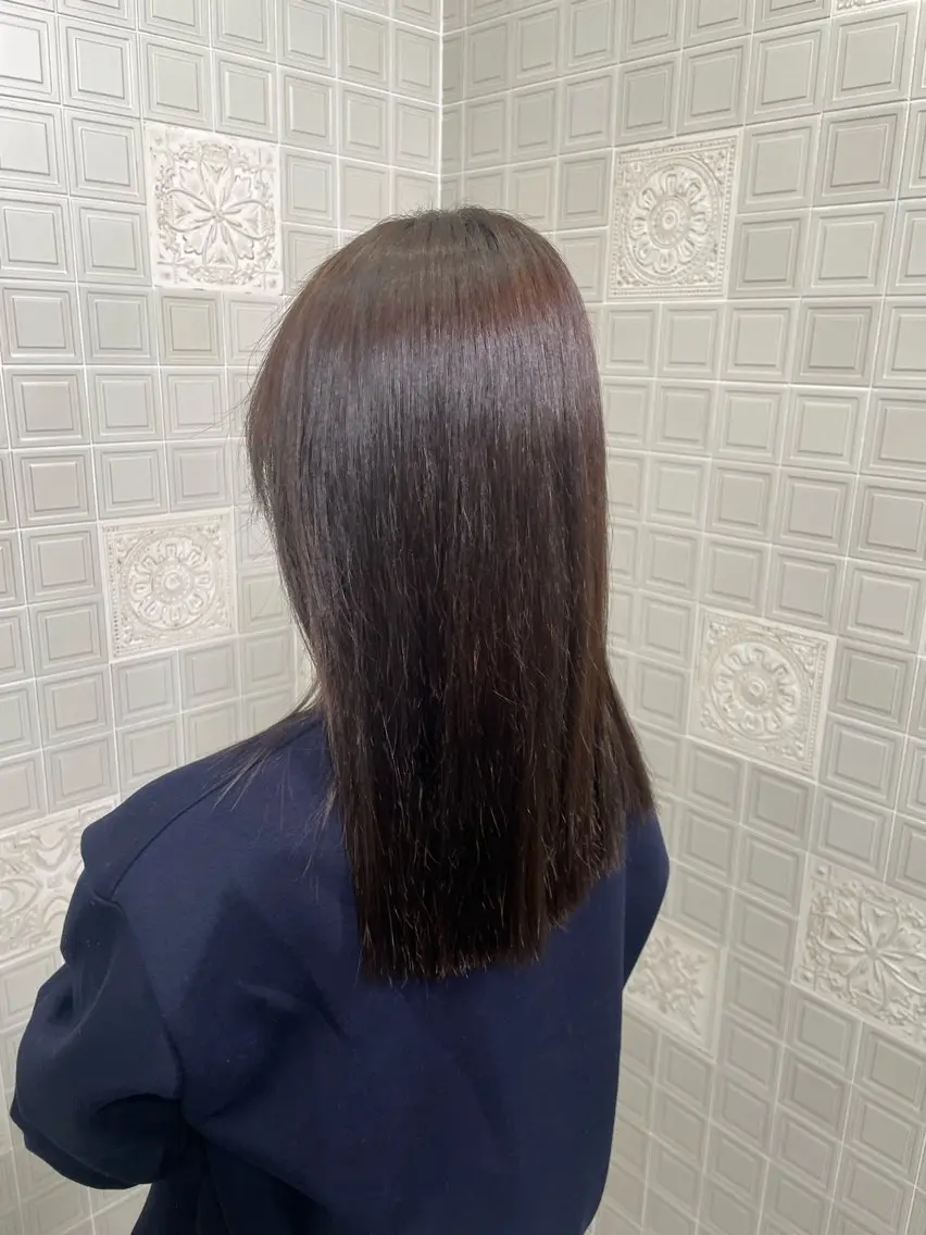 ミディアム カラー ヘンリエッタ自由ヶ丘 けんとのヘアスタイル