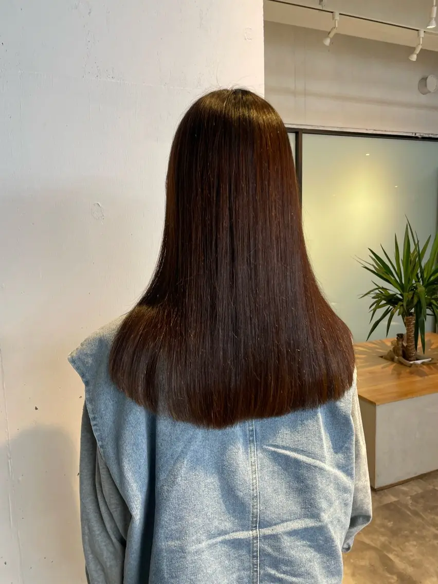 カラー ヘアカラー トリートメント ハイトーンカラー🩵 指名多数💗横山聖奈のヘアスタイル