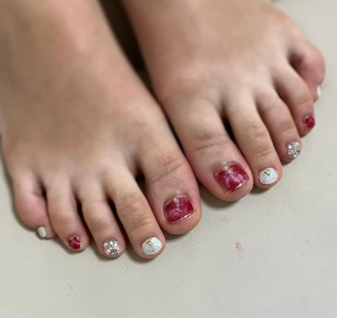 ネイル フットネイル nail M&Tのネイルデザイン