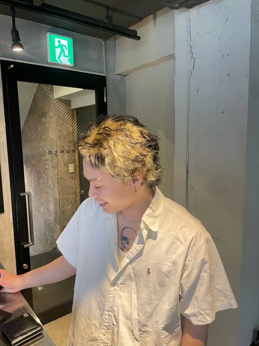 メンズ ヘッドスパ 透明感・美髪 monsoワニベユナのヘアスタイル