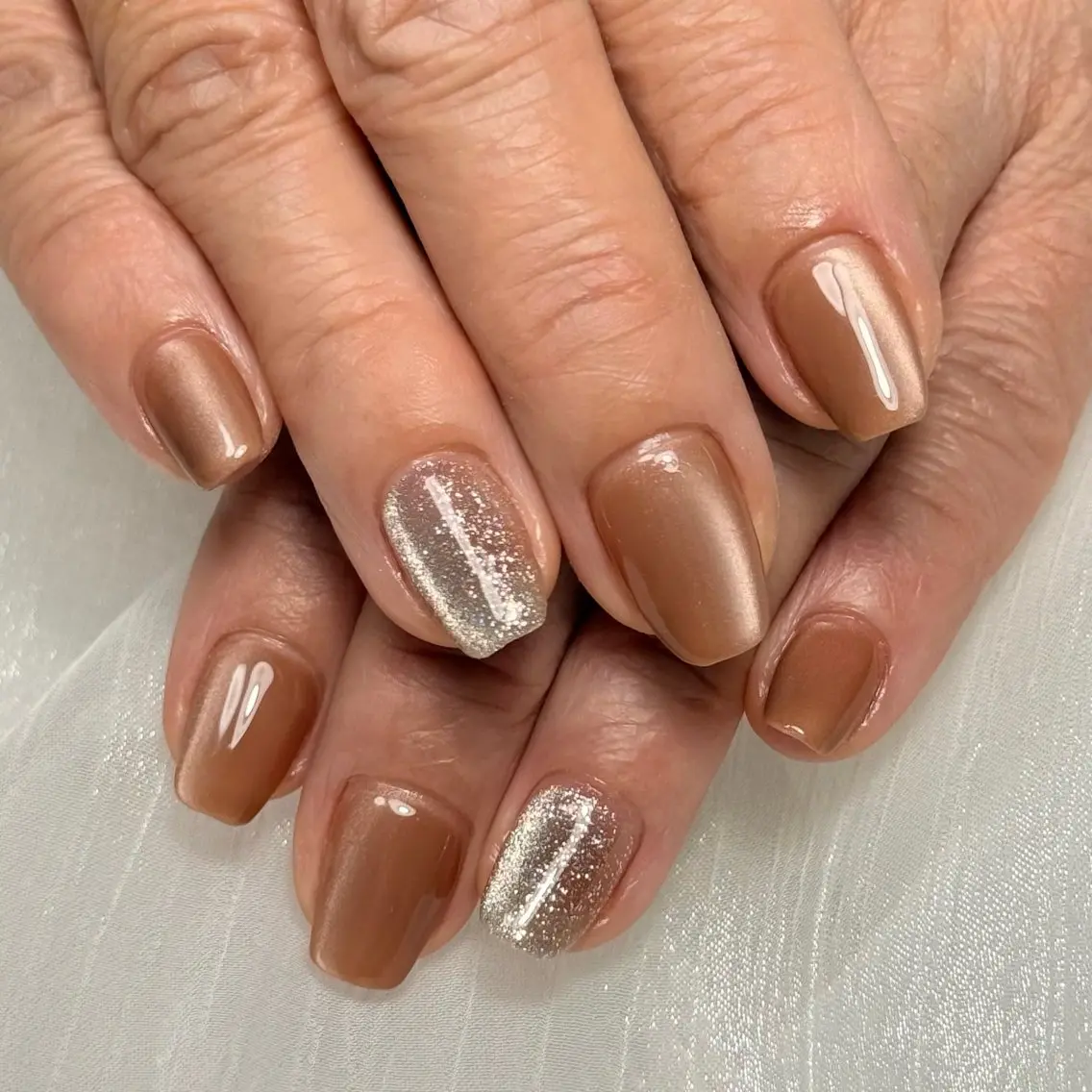 ネイル フラッシュネイル フラッシュマグ ハンドネイル calm nailのネイルデザイン
