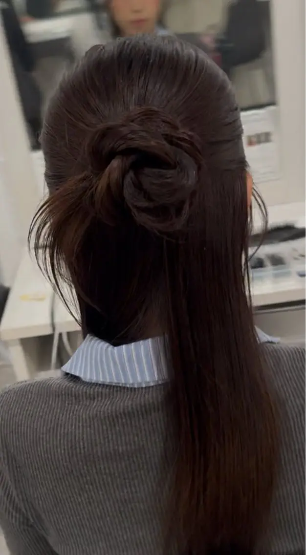 ロング 小川 芹菜のヘアスタイル