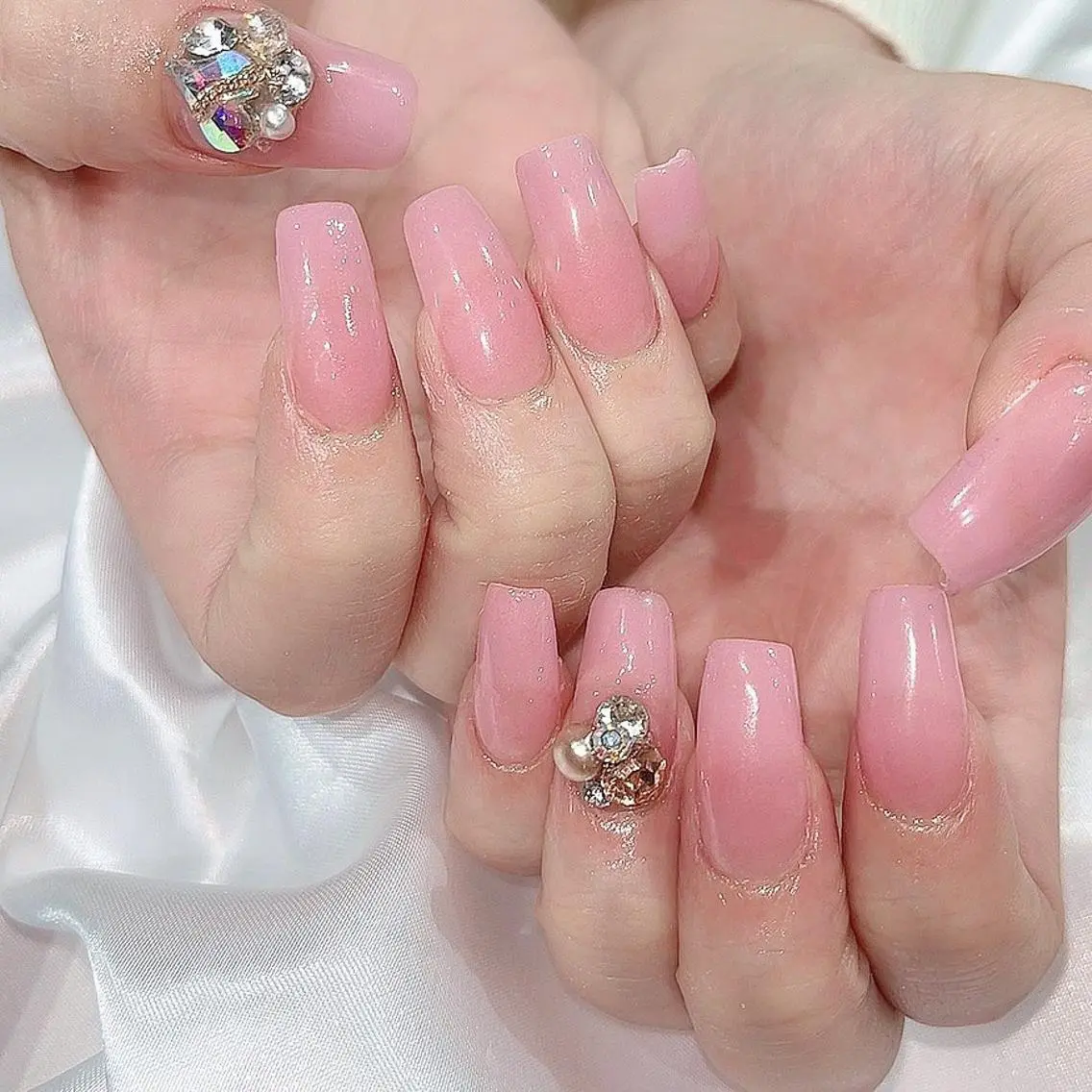 ネイル ピンク スカルプネイル NAILR rina 🎀ིྀ恵比寿のネイルデザイン