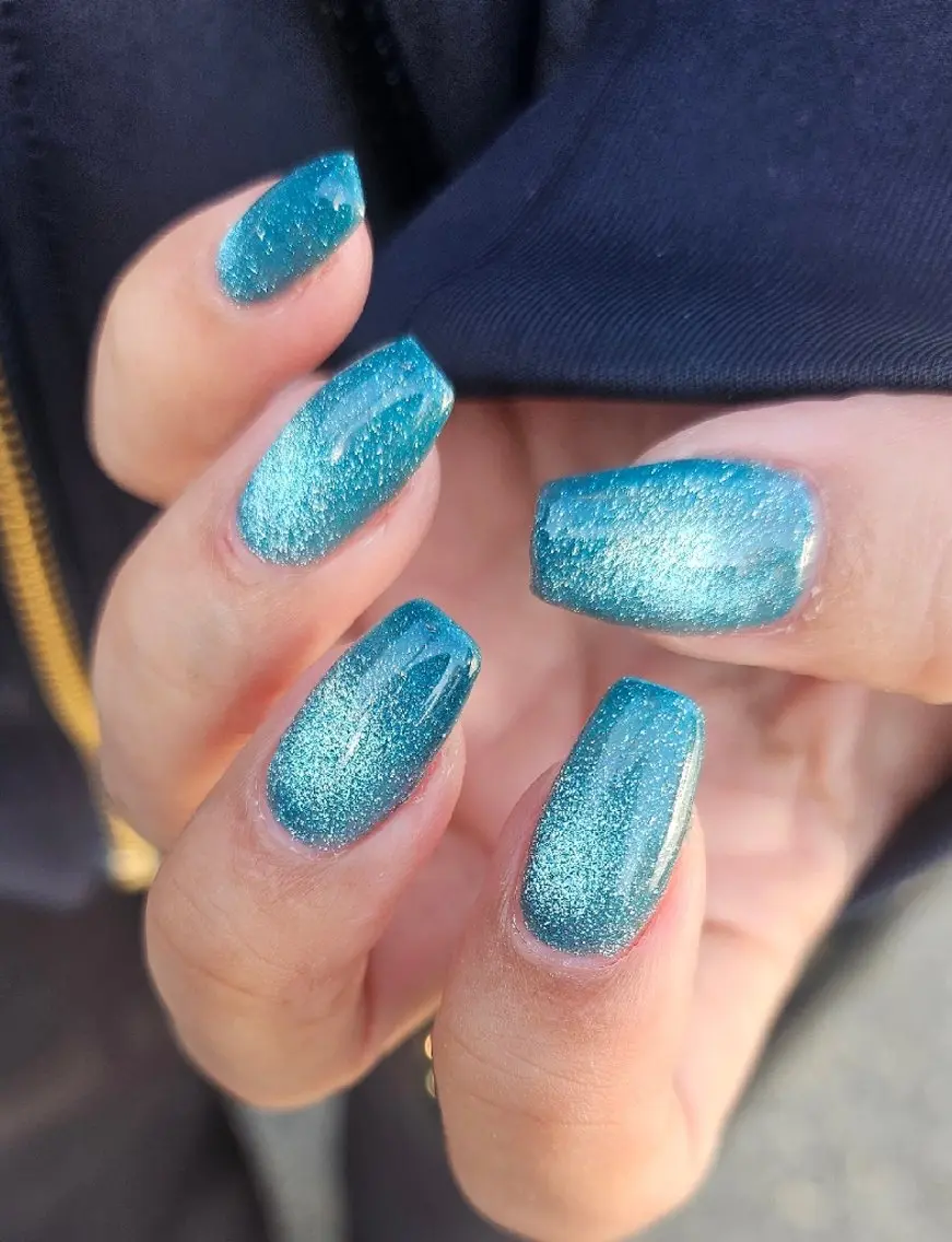 ネイル フラッシュネイル ラメ(グリッター) マグネットネイル ハンドネイル Noah'snail   のネイルデザイン