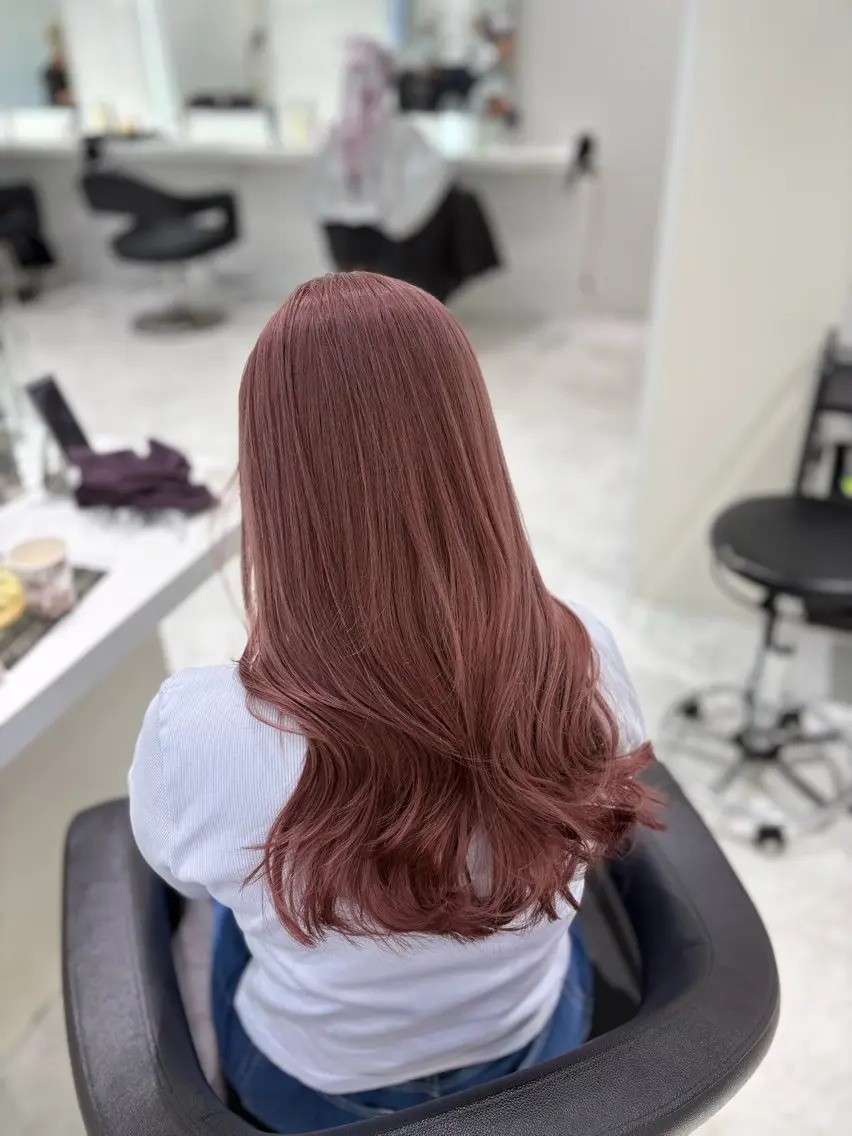 ロング カラー ヘアカラー 🤍ྀི透ける寒色 Cocoa🤍ྀིのヘアスタイル
