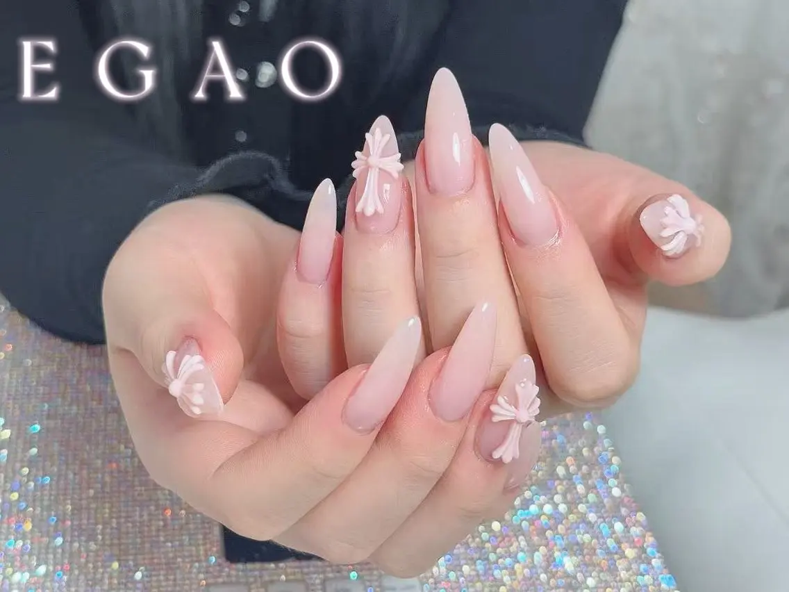 ネイル 長さ出し ジェルネイル マグネットネイル 持ち込み パラジェル EGAO NAIL 錦糸町店のネイルデザイン