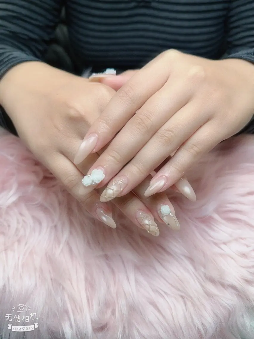 ネイル 長さ出し フレンチネイル グラデーション 韓国ネイル マグネットネイル ハンドネイル VB HEAVEN nailのネイルデザイン