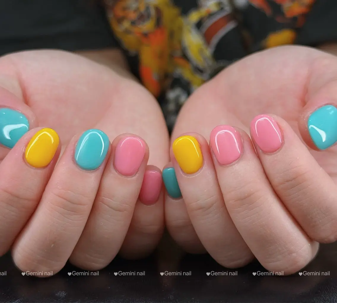 ネイル ワンカラーネイル Gemini nail.Yukiのネイルデザイン