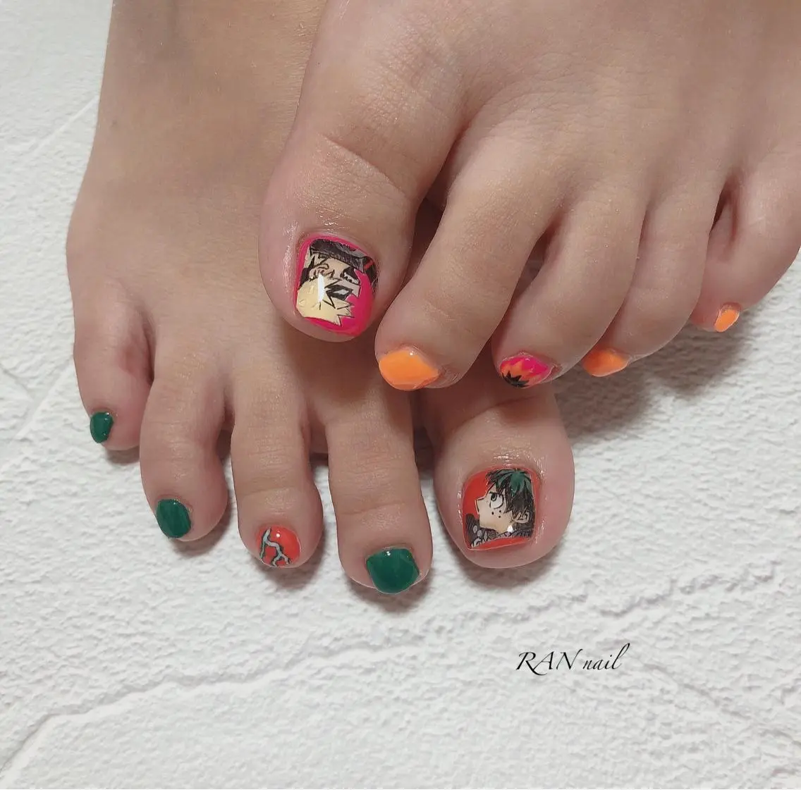 ネイル 冬ネイル ハンドネイル フットネイル RAN nailのネイルデザイン