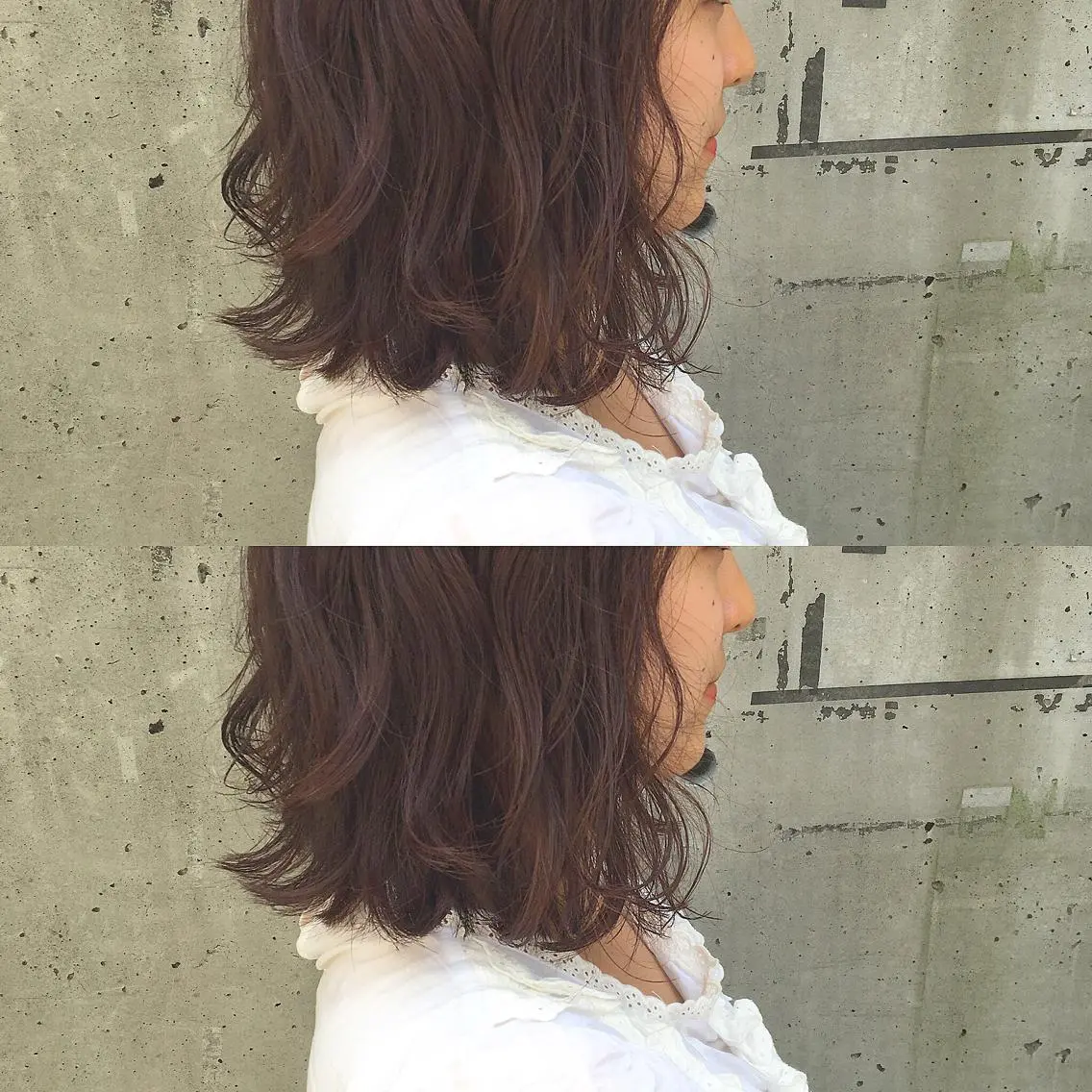 ミディアム カラー ボブレイヤー ブラウンカラー マロンブラウン ボブ レイヤーカット マンツーマン美容師 立川　♡MIHO♡のヘアスタイル