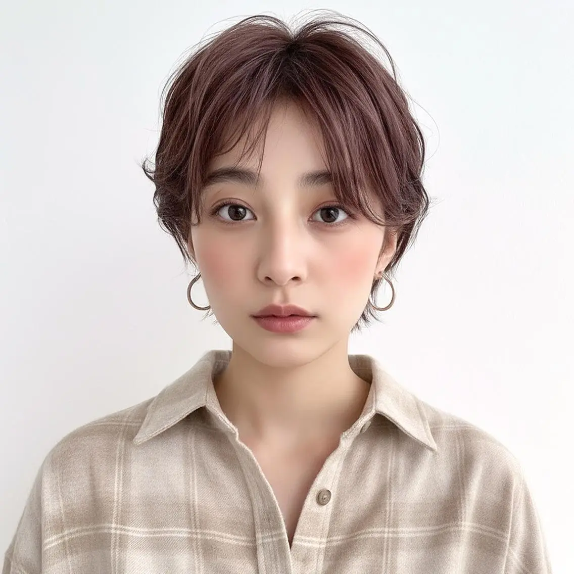 ショート 似合わせ✨透明感🫧 佐藤優斗のヘアスタイル