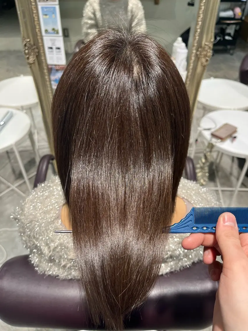 ショート カラー ヘアカラー トリートメント フェザーパーマ🌙 毛流れ yuzukiのヘアスタイル