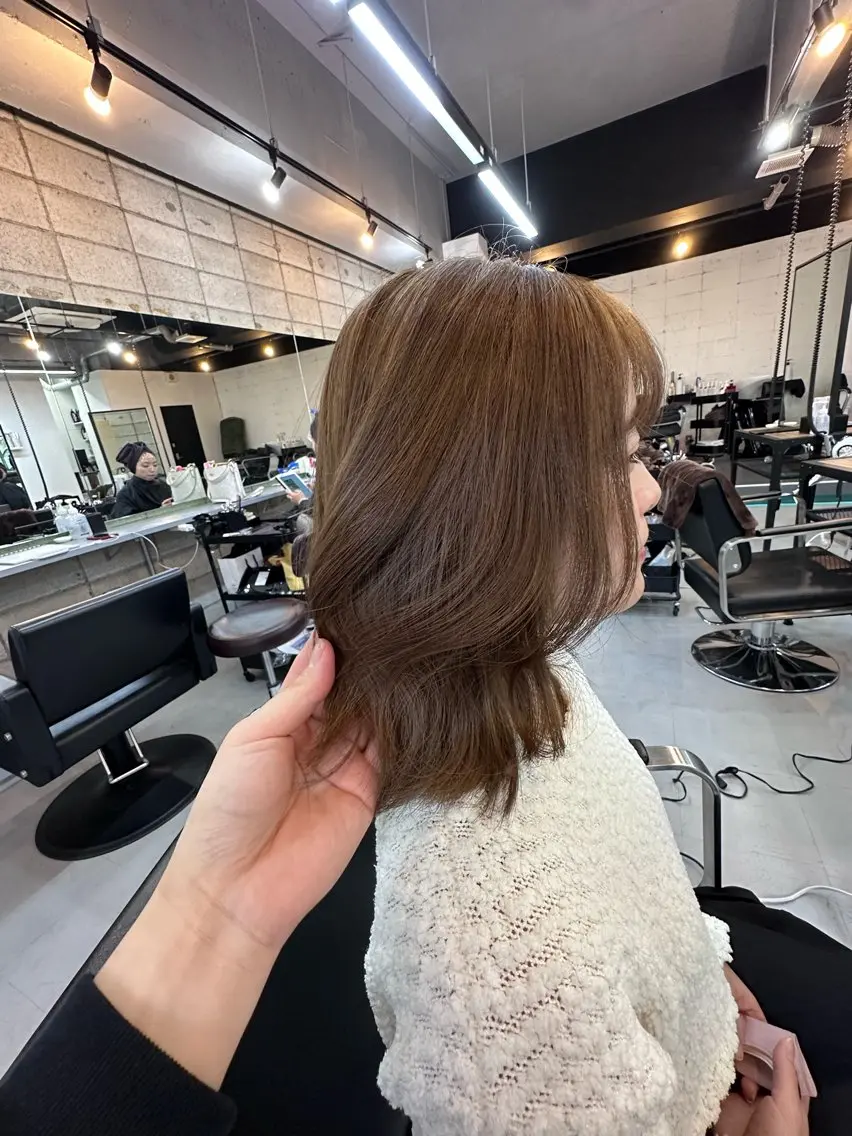 [💞学割U24💞]カット+カラー1stepトリートメント¥6500の写真