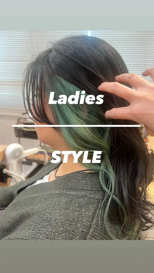 ロング カラー カット ヘアカラー 大人デザイン 🍃MORIKA🍃のヘアスタイル