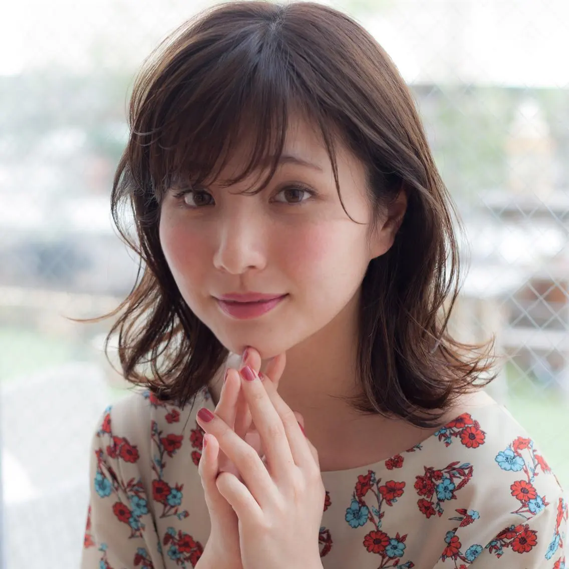 ミディアム カラー パーマ ヘアアレンジ 髪質改善/韓国風 レイヤー/田村祐樹のヘアスタイル