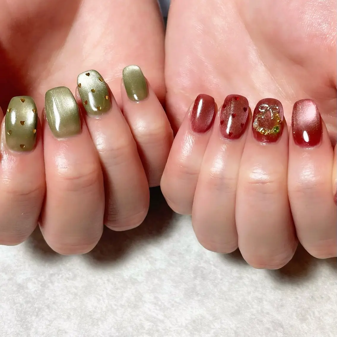 ネイル 持ち込み ハンドネイル 佐藤 芽衣のネイルデザイン