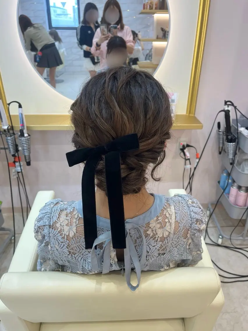 💐お呼ばれヘアセット💐の写真