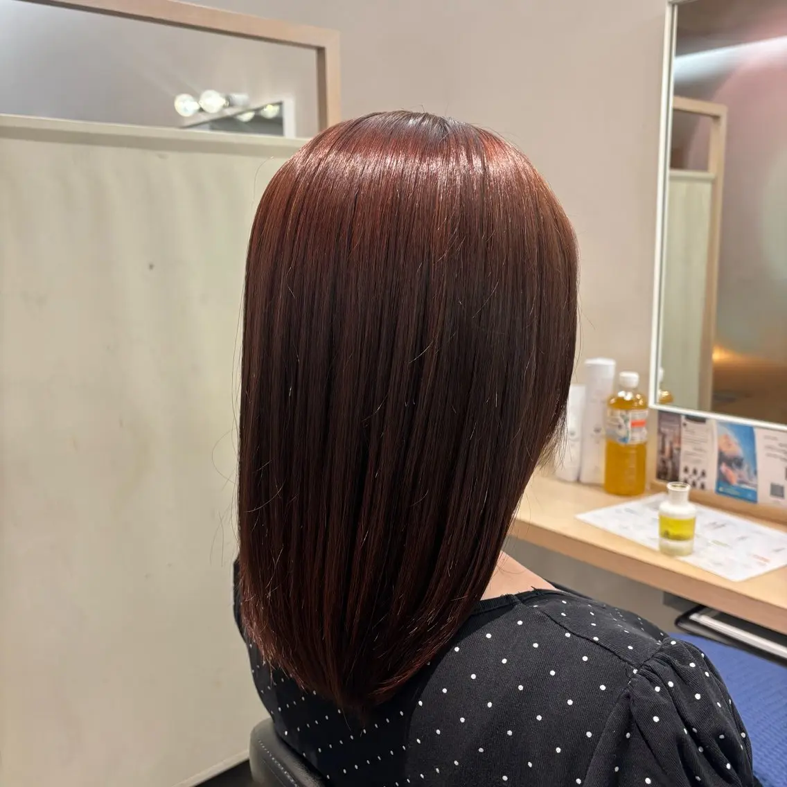 カラー ブラウンカラー イルミナカラー ヘアカラー トリートメント 謝花 卯依┆͓̽ モデル募集中🪽⋆*のヘアスタイル