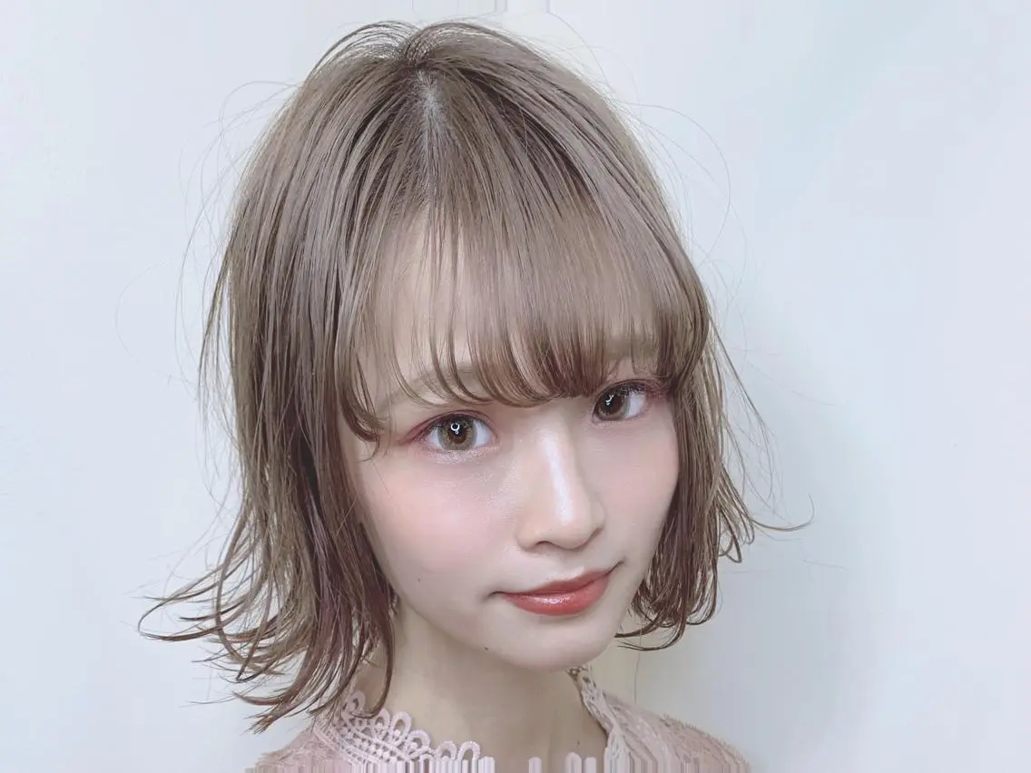 ミディアム カラー パーマ ヘアアレンジ 【公式】amble luxe池袋東口🩷のヘアスタイル